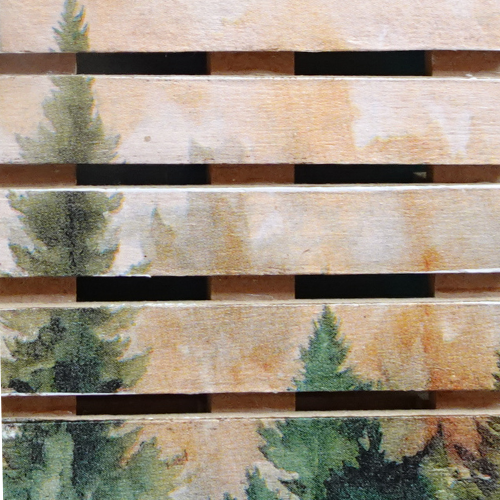 Mini palette bois forêt 2