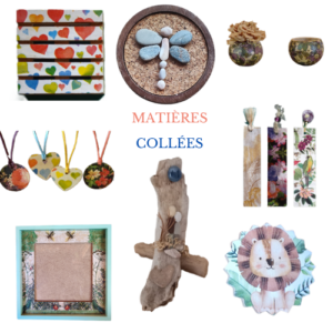 Matières collées