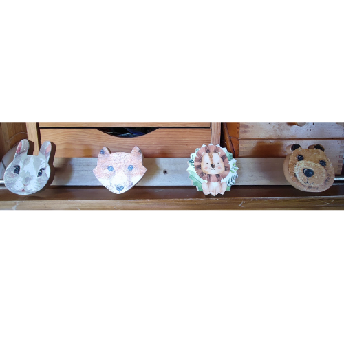 Patère animaux serviettes collées