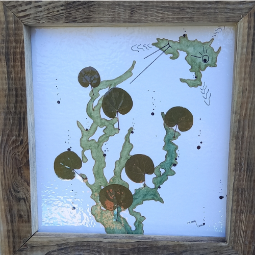 Tableau univers végétal et marin 1