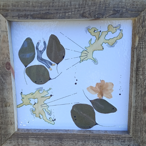 Tableau univers végétal et marin 3